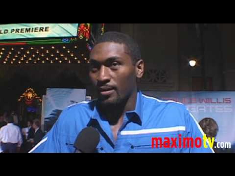 Ron Artest on "Black Mamba" SURROGATES Premiere Red Carpet
