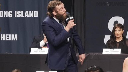 Kevin Lee and Michael Chiesa come to blows in UFC summer kick-off press conference