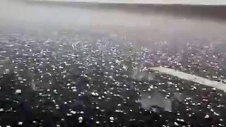 یو اے ای کی ریاست فجیرہ میں طوفانی ژالہ باری