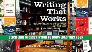 [Epub] Full Download Writing That Works: Communicating Effectively on the Job Read Online