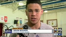 Devin Booker surprises young Suns fan