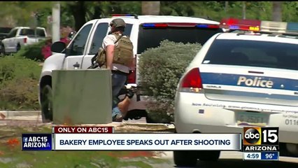 Bakery employee speaks out after Chandler shooting and barricade situation