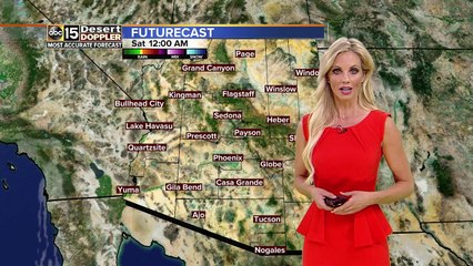 It's expected to be a warm sunny weekend with temps in the mid-90's