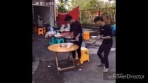 Funny Chinese vidos - Prank chinese 2017 can't stop laugh