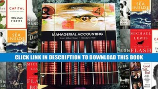 [PDF] Full Download Managerial Accounting- Custom Edition for Diablo Valley College Read Online