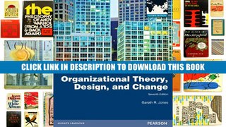 [Epub] Full Download Organizational Theory, Design, and Change Ebook Popular