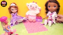 Oyuncak Prenses Sofia ve Doktor McStuffins Piknikte | Oyuncak Bebek | Yutubum