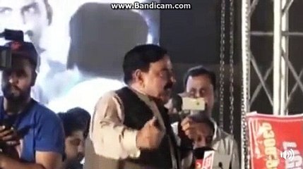 Sheikh rasheed speech at sargodha??We are with pak army