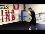 Joseph Jojo Diaz warm up - esnews boxing