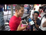 media from Nicaragua interviewing carlos cuadras EsNews Boxing