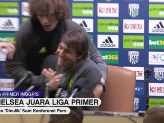 Download Video: VIRAL: Premier League: Conte 'Diculik' Saat Konferensi Pers