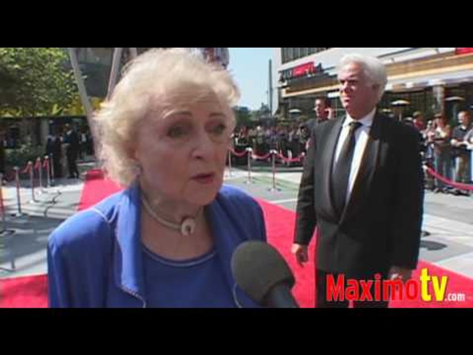 Betty White Interview Primetime Creative Arts Emmy Awards