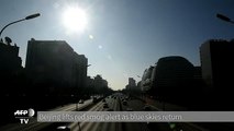 Beijing lifts smog red alert as blue skzxsxsxsxs