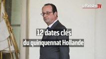 François Hollande : 12 dates clés  de son quinquennat