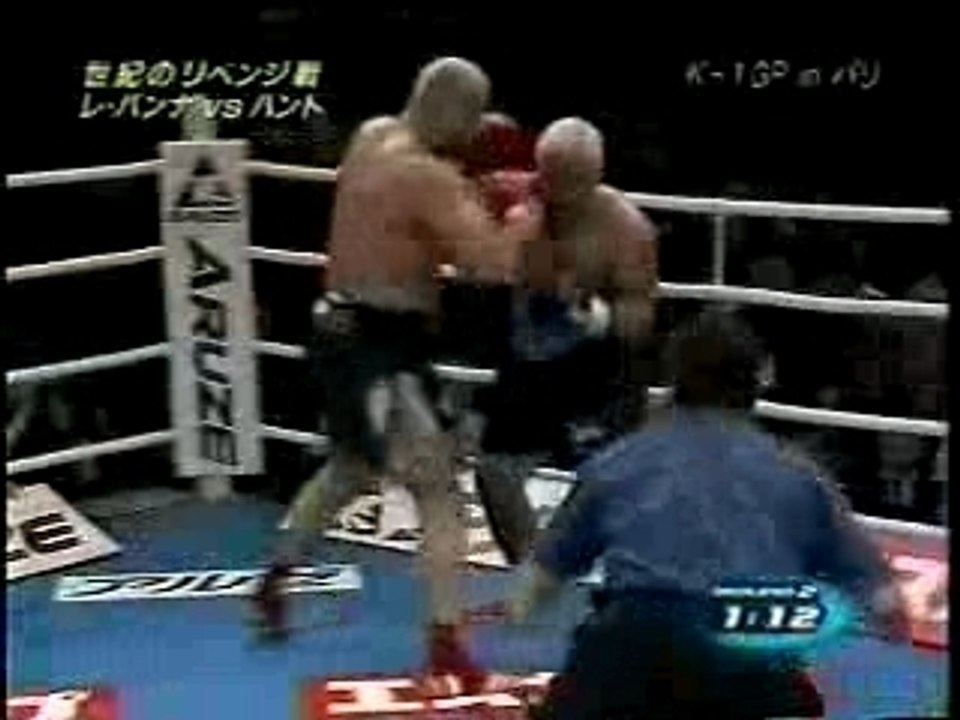 Ultimate fighting K1 - Jerome LeBanner vs Hunt
