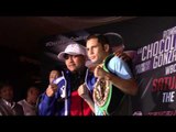 chocolatito vs cuadras faceoff  - EsNews Boxing