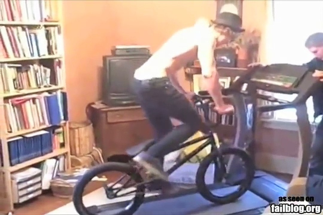 BMX Treadmill FAIL - Funny Videos - Funny Fails
