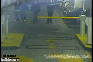 Barrier Jump Fail - Funny Videos - Funny Fails