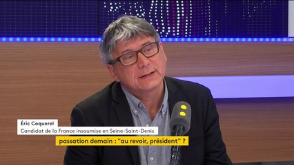 "Bon débarras" lance Eric Coquerel à François Hollande à la veille de la passation de pouvoir