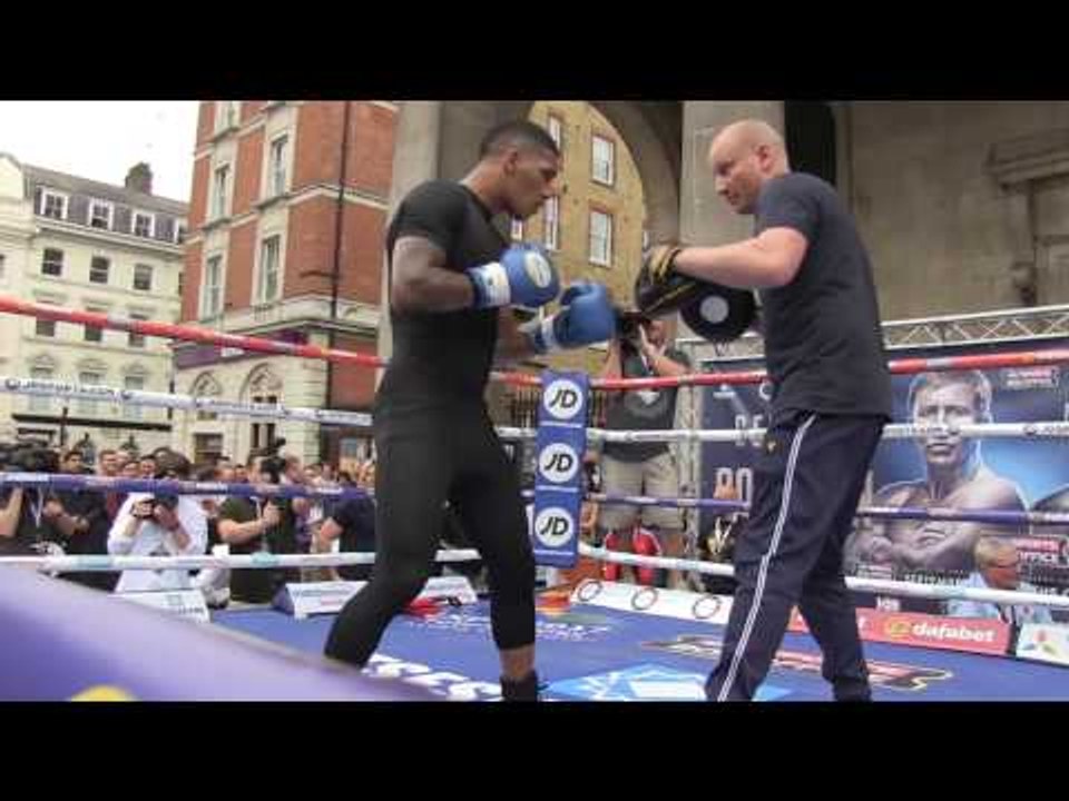 Future Champ Conor Benn (Nigel Benn son!) Working Out - GGG VS BROOK Card EsNews Boxing