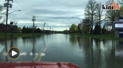 Cleanup begins after 'historic flooding' in Quebec