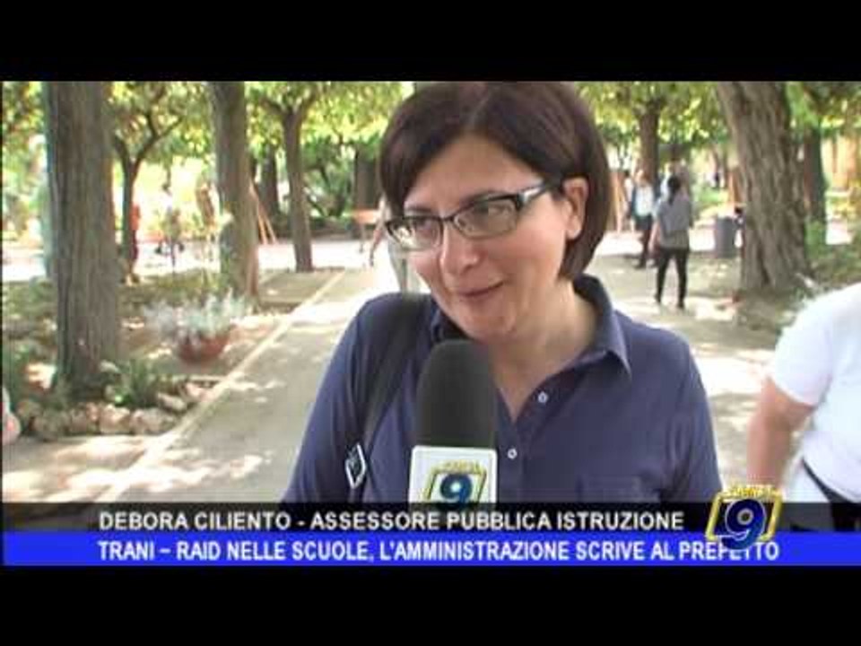 Trani |  Raid nelle scuole, l'Amministrazione scrive al Prefetto