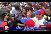 Venezuela: “Marcha de los abuelos” fue reprimida con gas pimienta