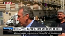 Regardez François Bayrou qui annonce avoir trouvé un projet d'accord 