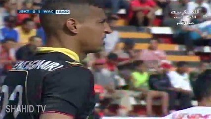 اهداف مباراة الوداد الرياضي وشباب قصبة تادلة Wac vs jskt tadla 2-0