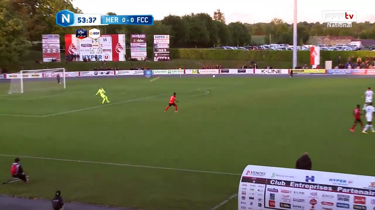 1er Carton Jaune pour Les Herbiers