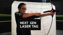 Next gen laser tag using AI machine learning, 3D printed weapons and drones that can shoot at you