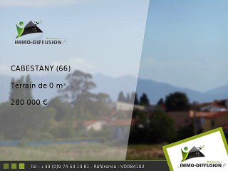 Terrain A vendre Cabestany 0m2 - 280 000 Euros
