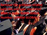 Remove the problem related with the one year executive MBA in India 96909-00054 Number-((MIBM GLOBAL))