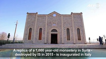 Replica of Syrian church razed by ISns