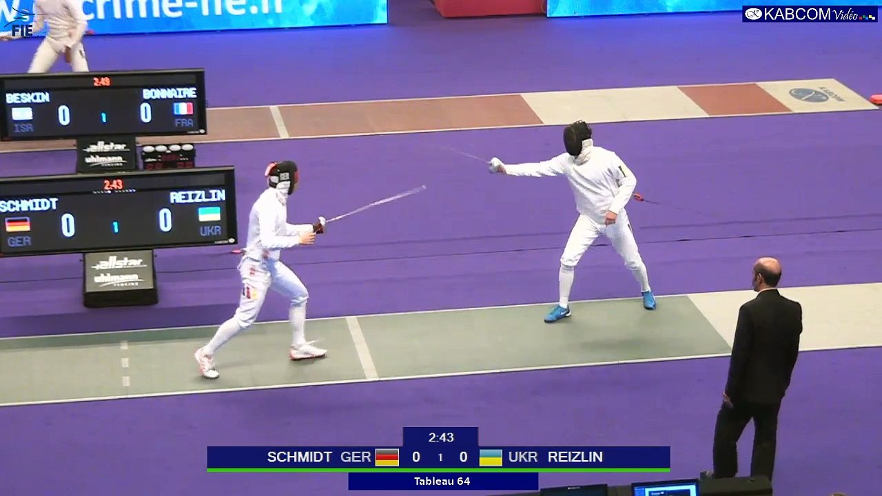 SNCF Réseau 2017 - Epreuve individuelle - T64 SCHMIDT (ALL) - REIZLIN (UKR)