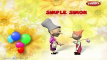 Simple Simon | Baby songs | 3d animated poems for kids | nursery rhyme with lyrics | nursery poems for kids | Funny songs for kids | Kids poems | Children songs