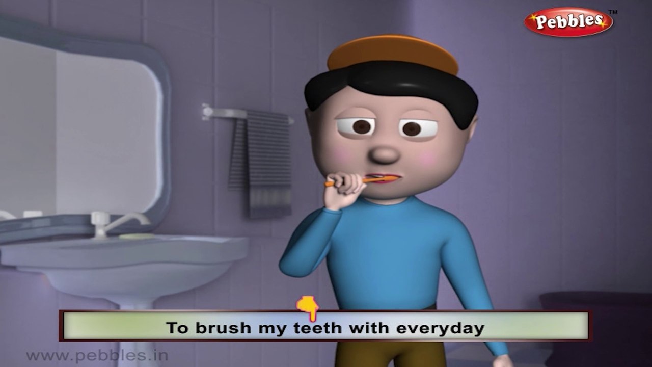 Tooth Brush | Baby songs | 3d animated poems for kids | nursery rhyme with lyrics | nursery poems for kids | Funny songs for kids | Kids poems | Children songs