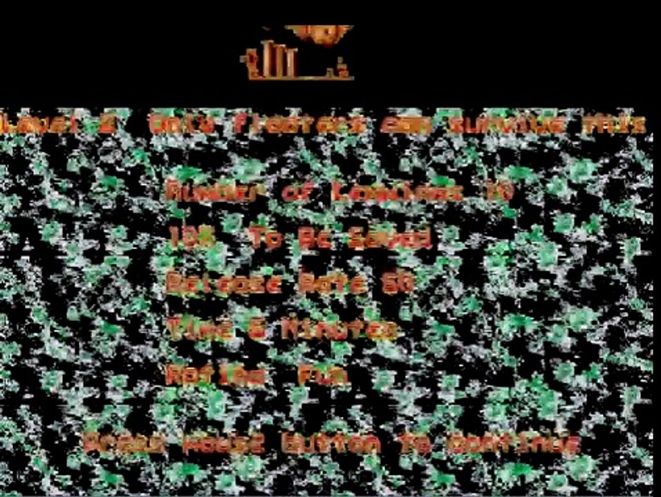 LEMMINGS (1991) niveau 2 avec code pour niveau 3