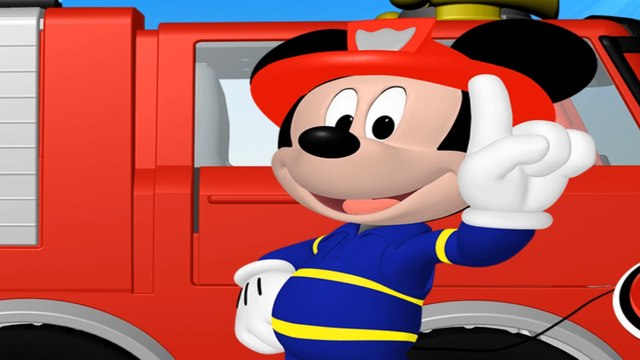 Topolino disney italiano, Topolino pompieri, Camion dei pompieri