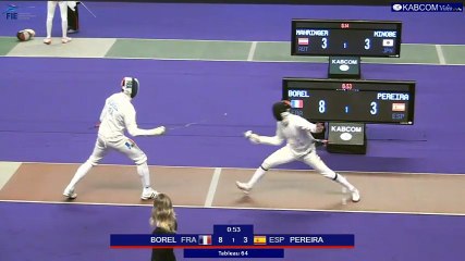 SNCF Réseau 2017 - Epreuve individuelle - T64 BOREL (FRA) - PEREIRA (ESP)