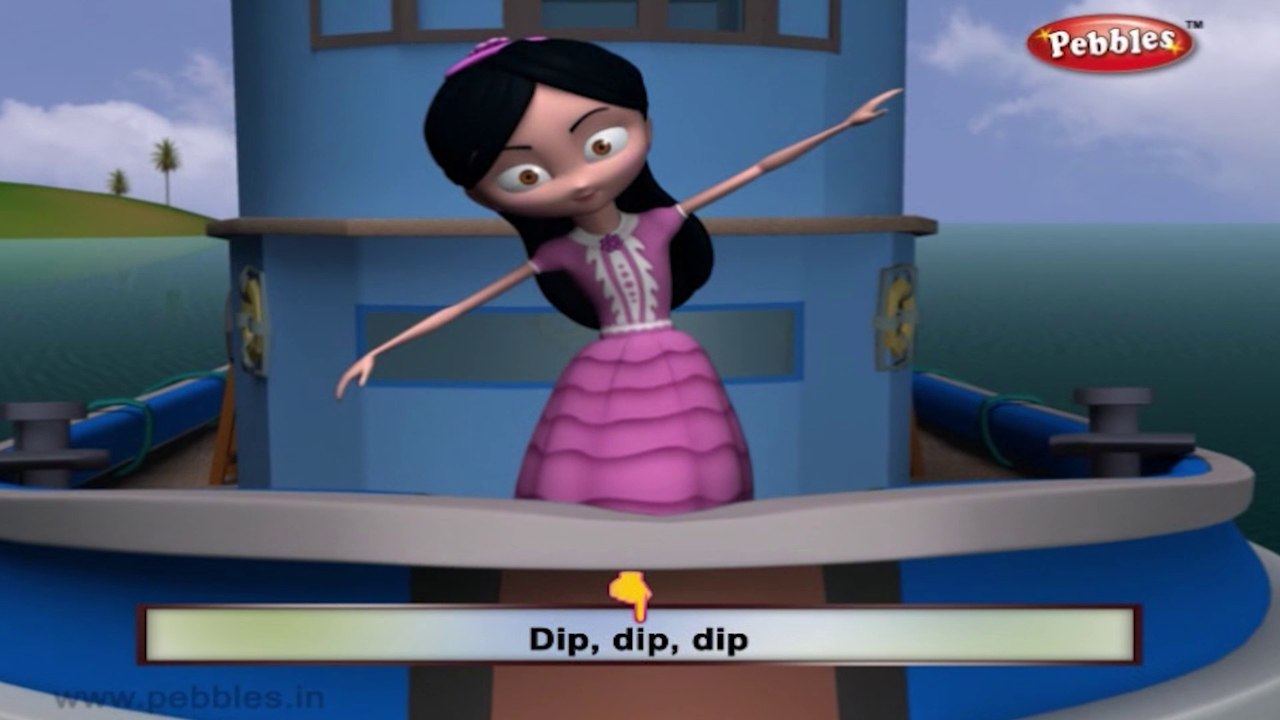 Dip Dip Dip | Baby songs | 3d animated poems for kids | Nursery  rhymes with lyrics | kids poems | children poems | Nursery poems for kids | Funny rhyme with Lyrics | Baby songs | children songs |