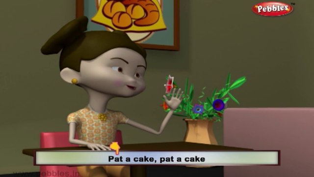 Pat A Cake | Baby songs | 3d animated songs for kids | kids poems | children songs | Nursery rhyme with lyrics | Nursery poems for kids | Funny songs for kids |