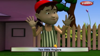 Ten Little Fingers | Baby songs | 3d animated songs for kids | kids poems | nursery rhyme with lyrics | Nursery poems for kids | poems for kids  with lyrics |