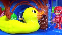 PJ MASKS Tub Bath Time Finger Paint Soap Colors, Giantdsa Rubber Duck Superhero IRL Toy Surpri