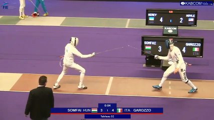 SNCF Réseau 2017 - Epreuve individuelle - T32 SOMFAI (HUN) - GAROZZO (ITA)