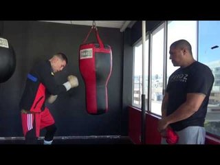 gabe rosado killing the heavy bag EsNews Boxing