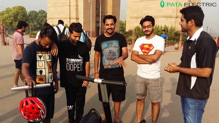 India Gate BATTBOT- Segway Hoverboard Training on SAILOR Rhino & Chariot 13th May