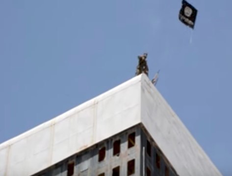 Syrian Democratic Forces Remove IS Flag From Tabqa Dam, Unfurl Their Own Flags