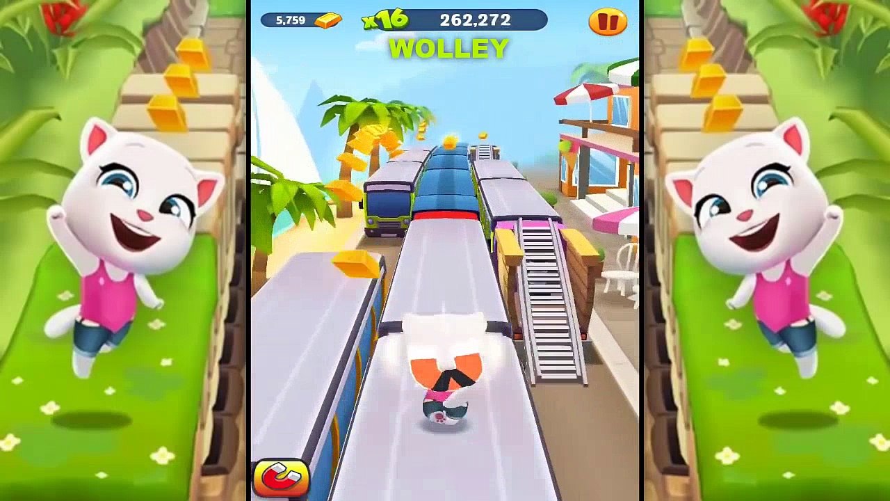 Talking Tom Gold Run Angela Gameplay | ANGELA'S FULL HOUSE UPGRADE | Fun Kids Games by Outfit7