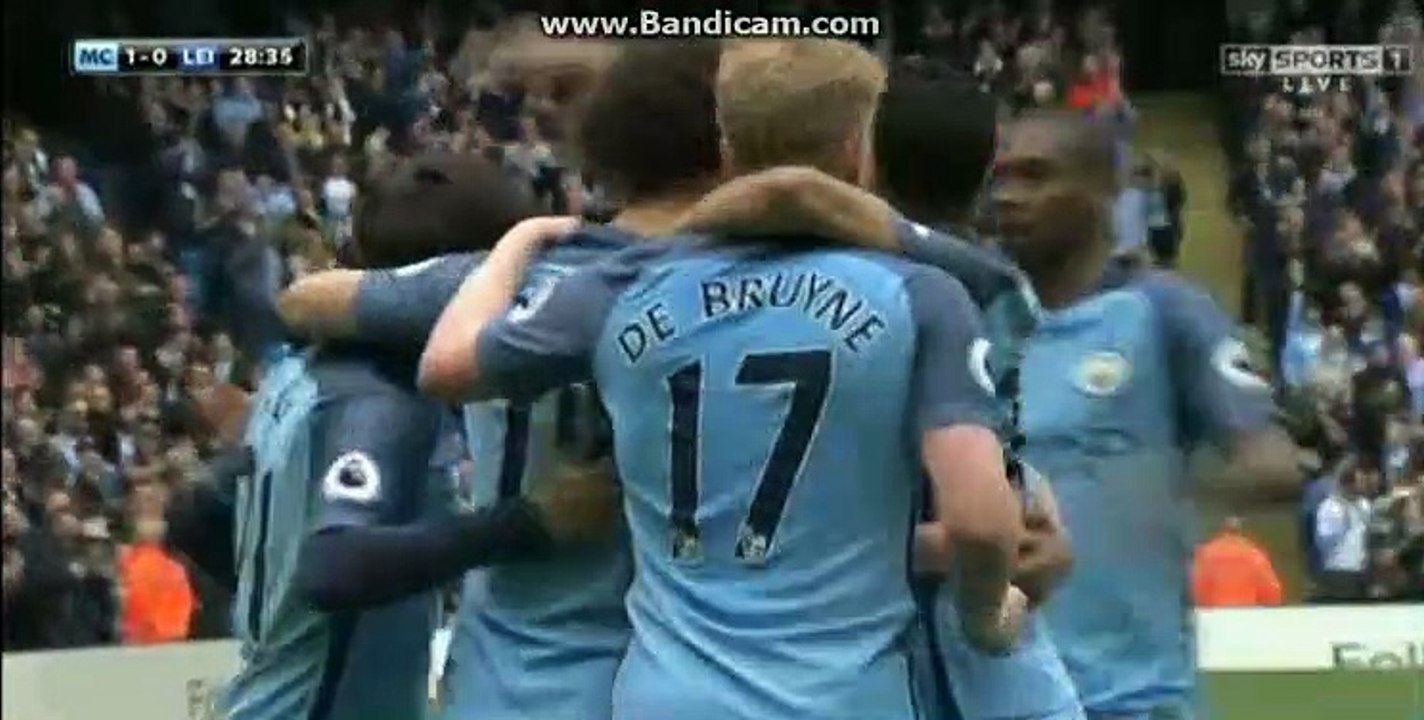 Silva  Goal  HD 1-0 Manchster City VS Leicestern 13-05-2017  Full  Replay